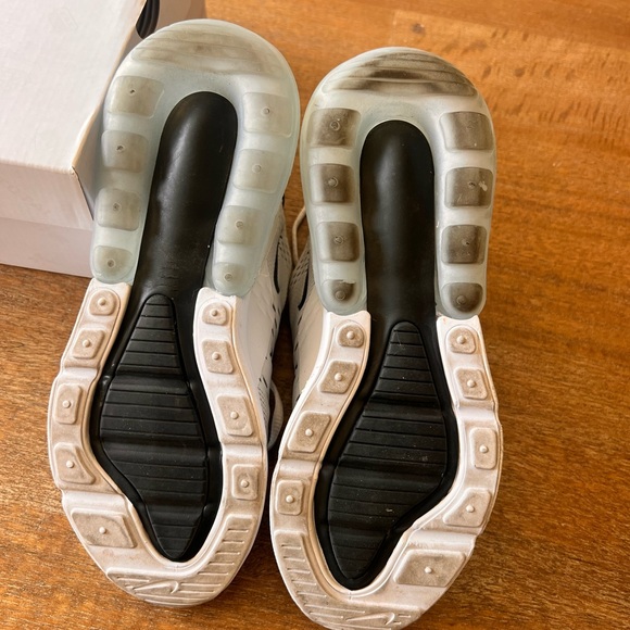 Nike Women's White and Black Air Max Sneakers - Picture 5 of 5